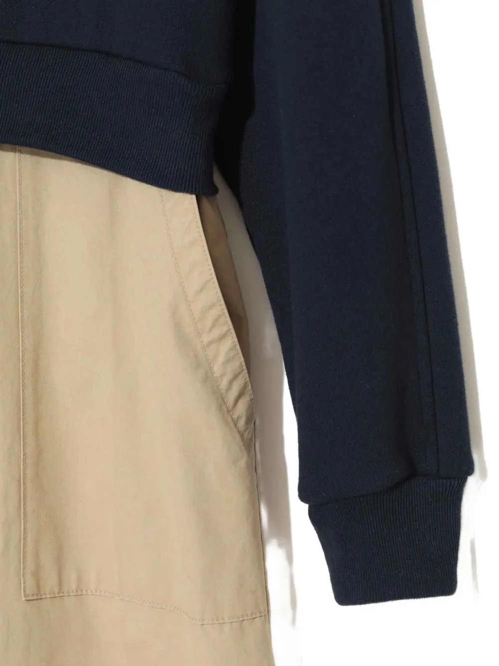 Undercover Trompe l'oeil gelaagde jurk Blauw