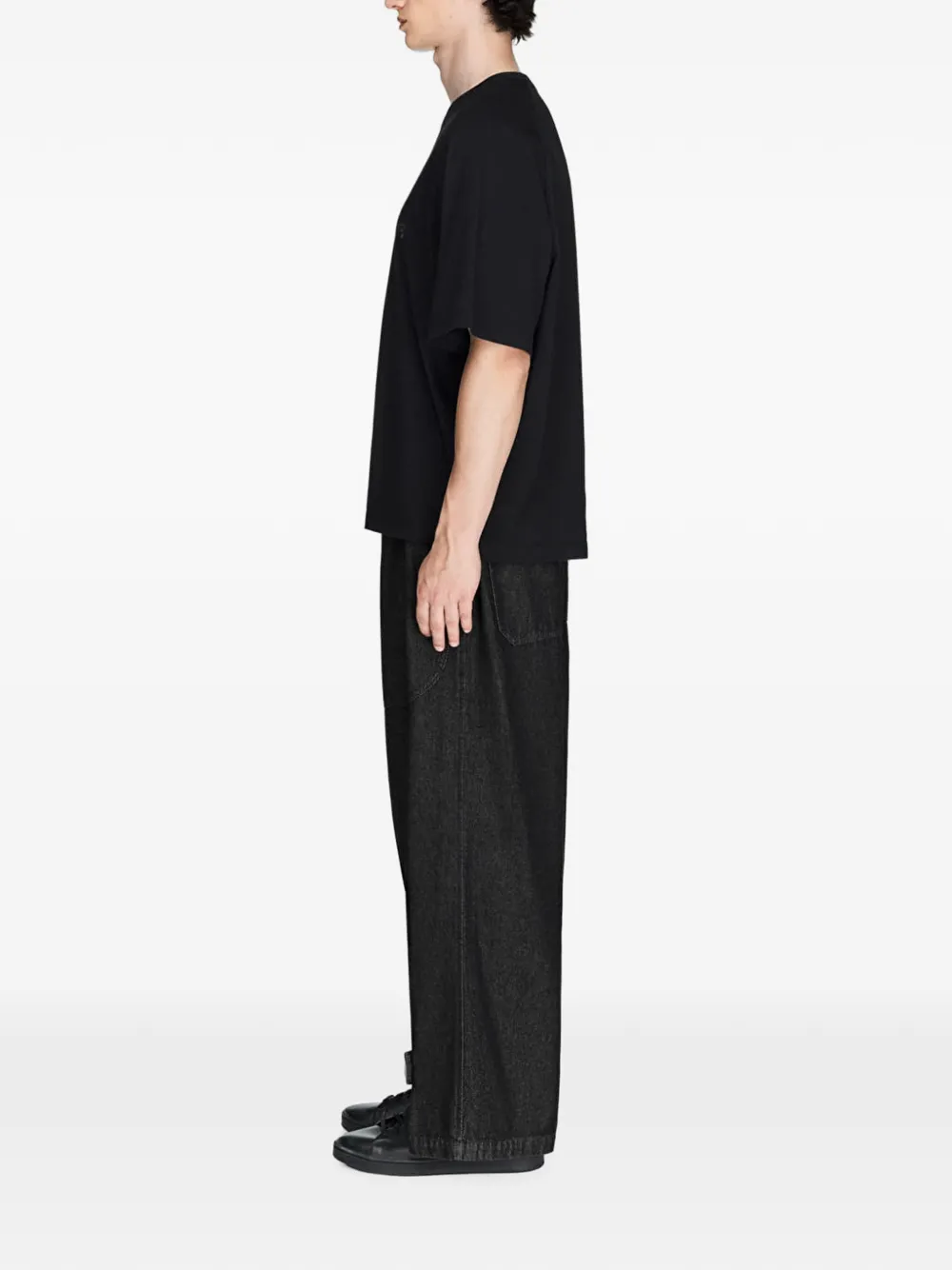 Y-3 Jeans met knoopbandje Zwart
