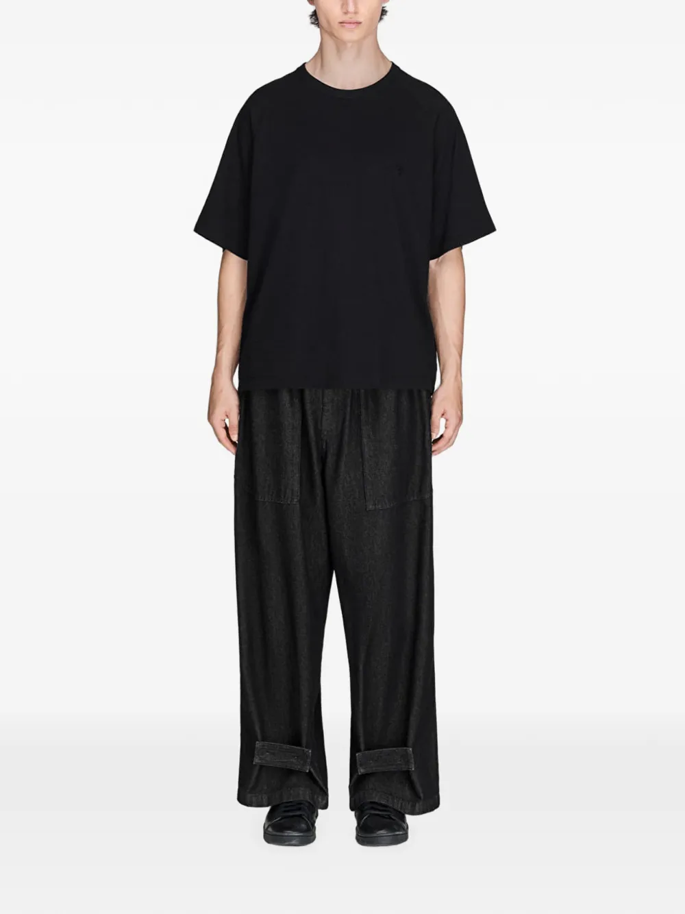 Y-3 Jeans met knoopbandje Zwart