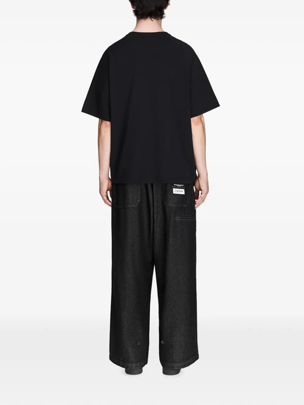Y-3 Jeans met knoopbandje Zwart
