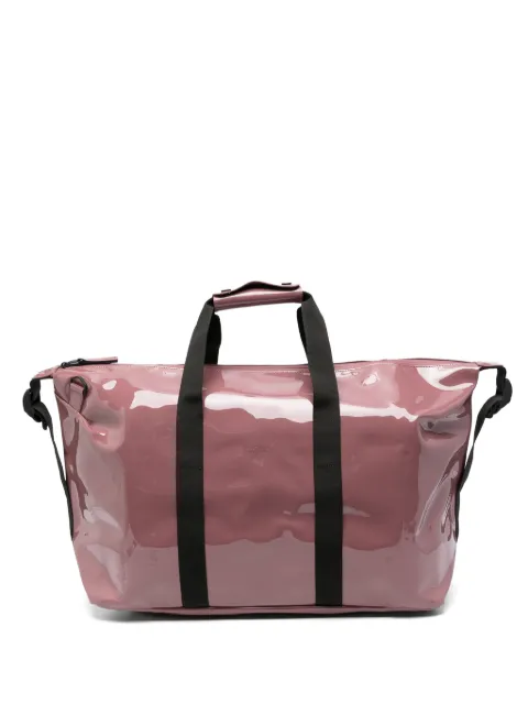 Rains glossy-finish holdall bag