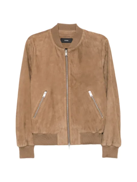 Arma suede bomber jacket