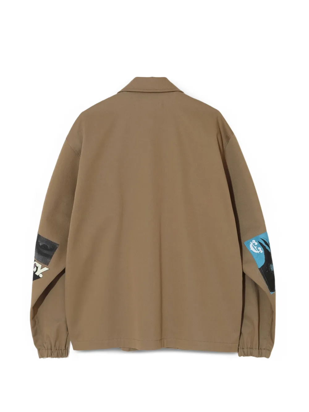 Undercover Jack met patch en print Beige