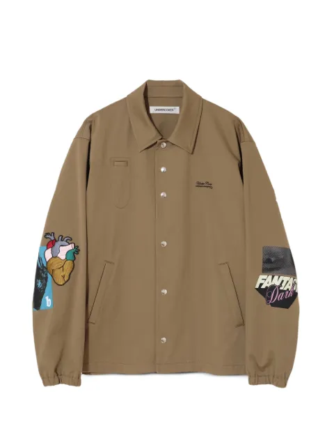 Undercover graphic-print patch-detail jacket