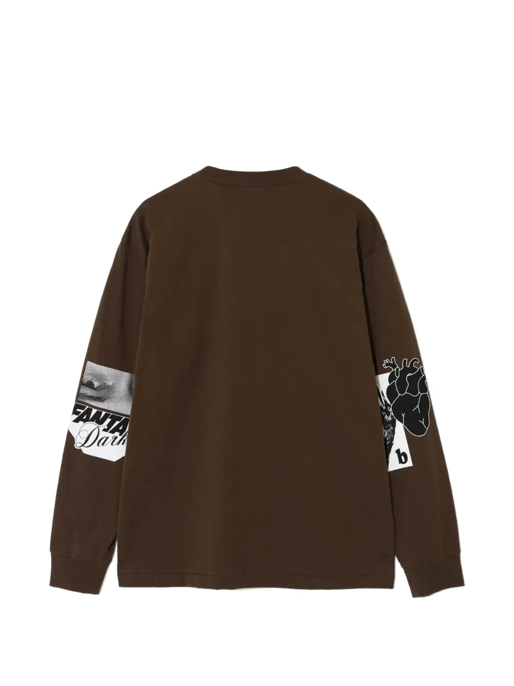 Undercover T-shirt met print Bruin