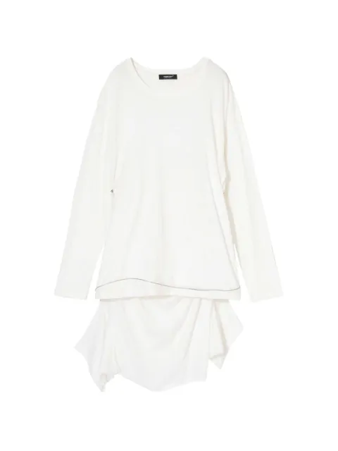 Undercover zip-detail layered T-shirt