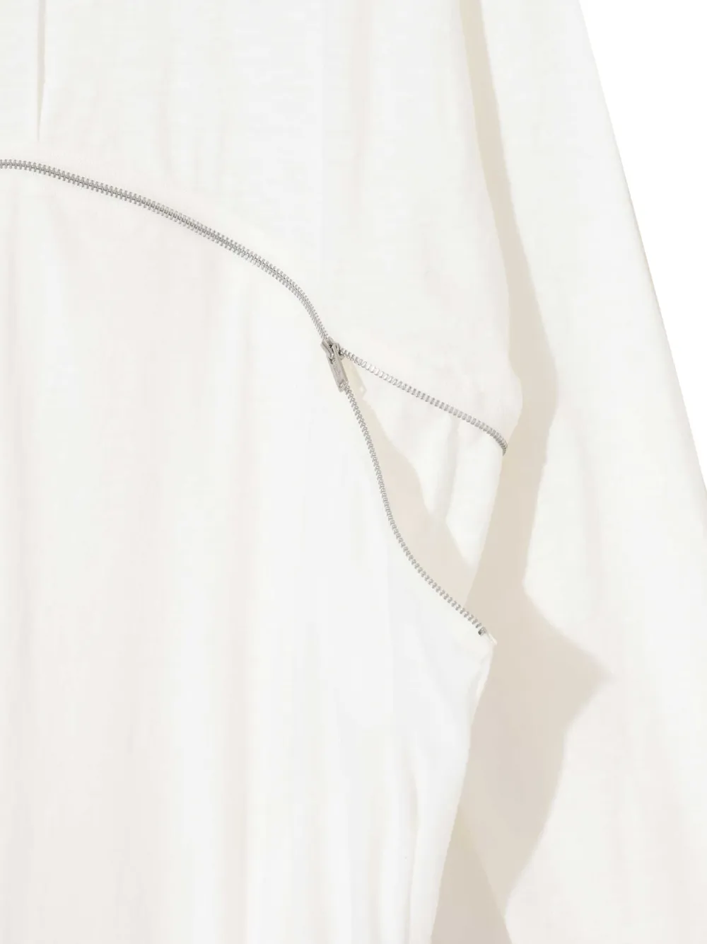 Undercover zip-detail layered T-shirt Wit