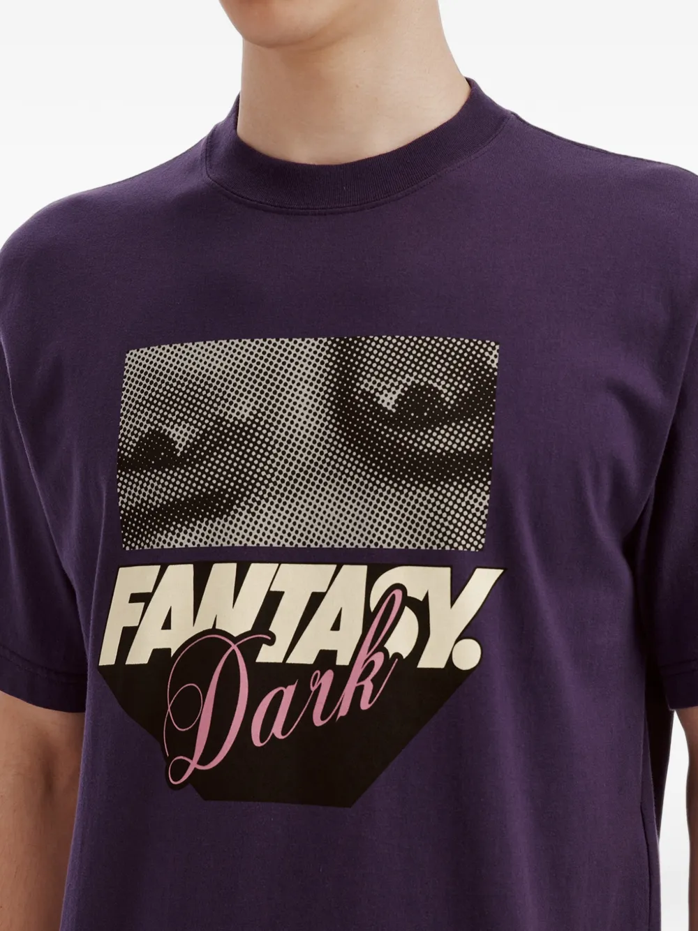 Undercover T-shirt met grafische print Paars