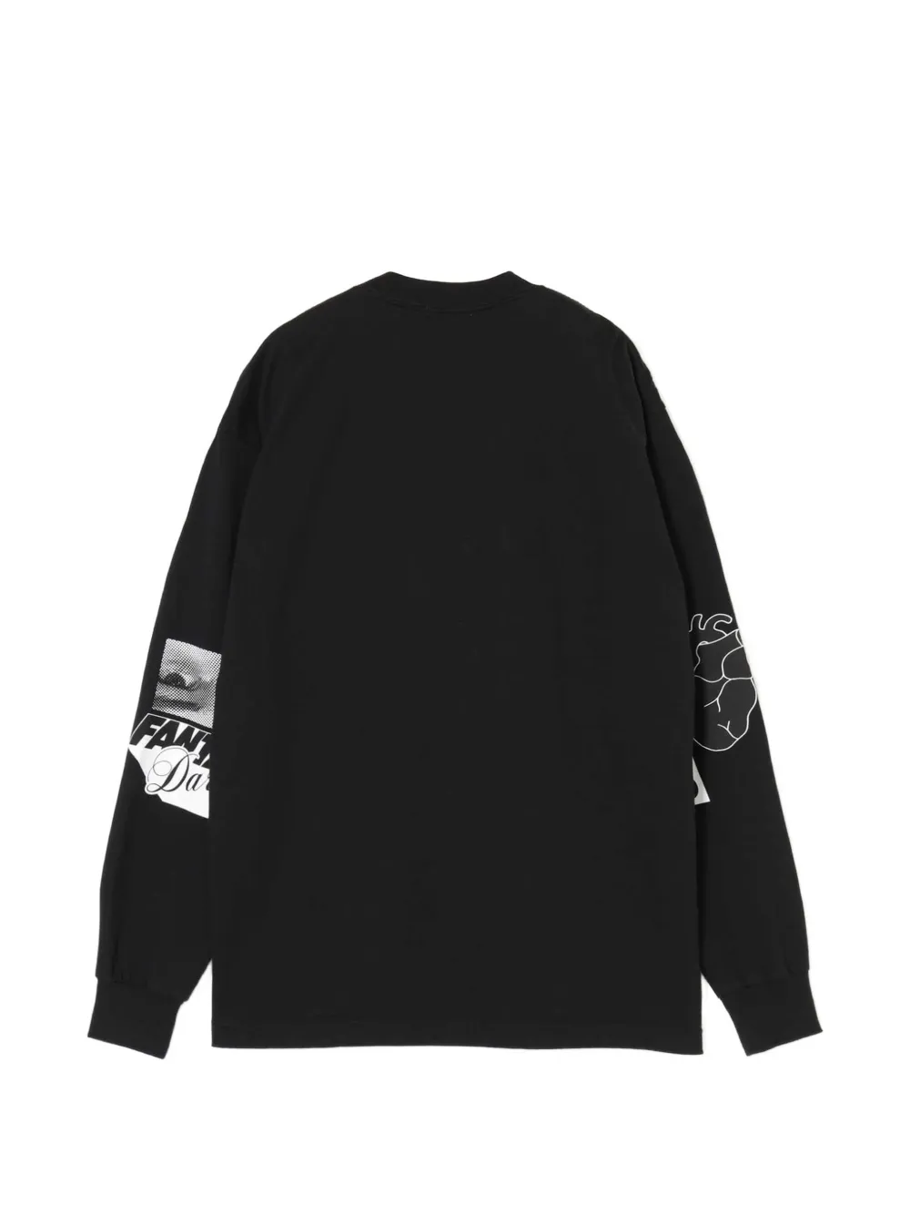Undercover logo-patch graphic-print T-shirt Zwart