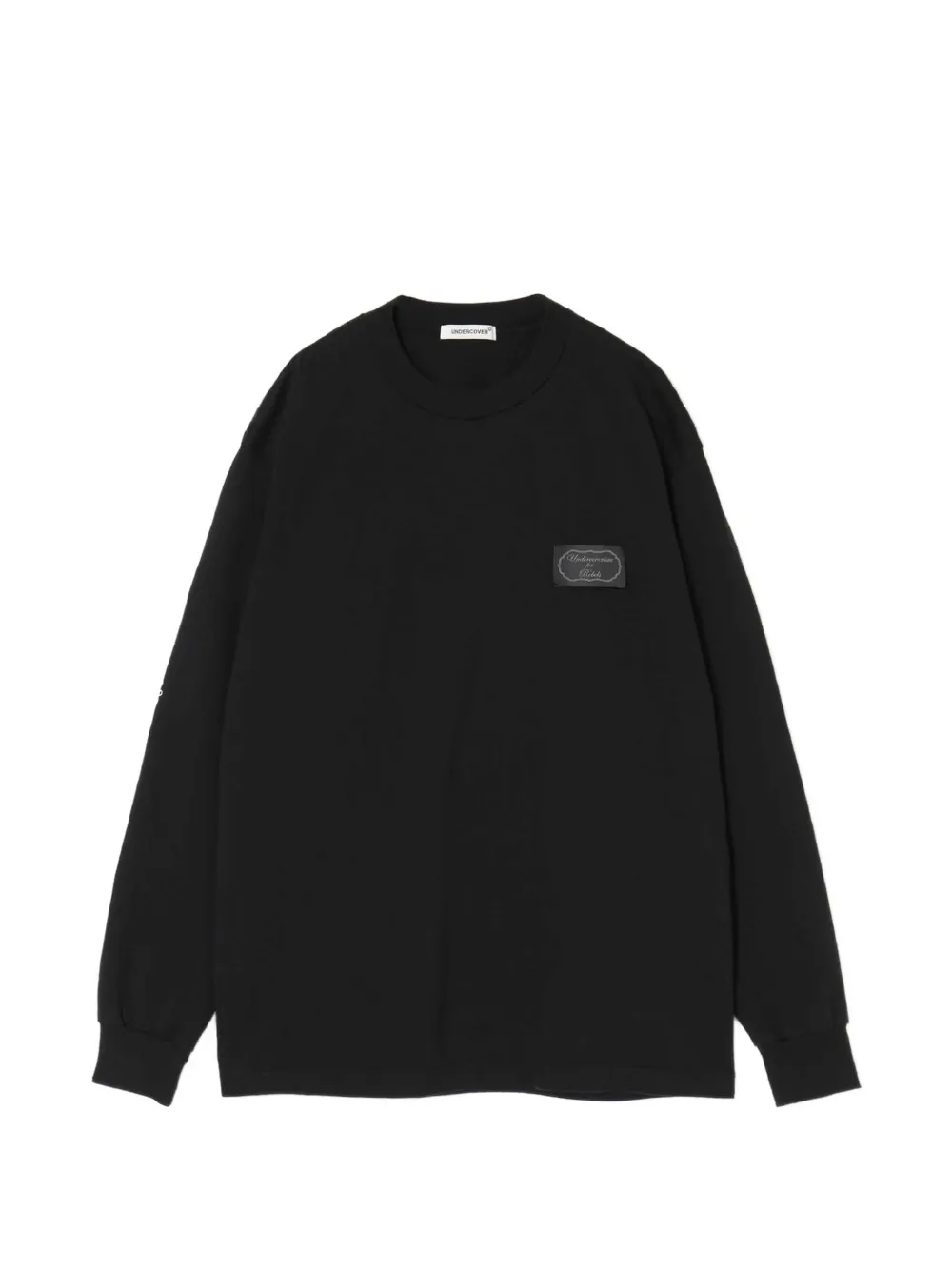 Undercover Logo-patch Graphic-print T-shirt In Black