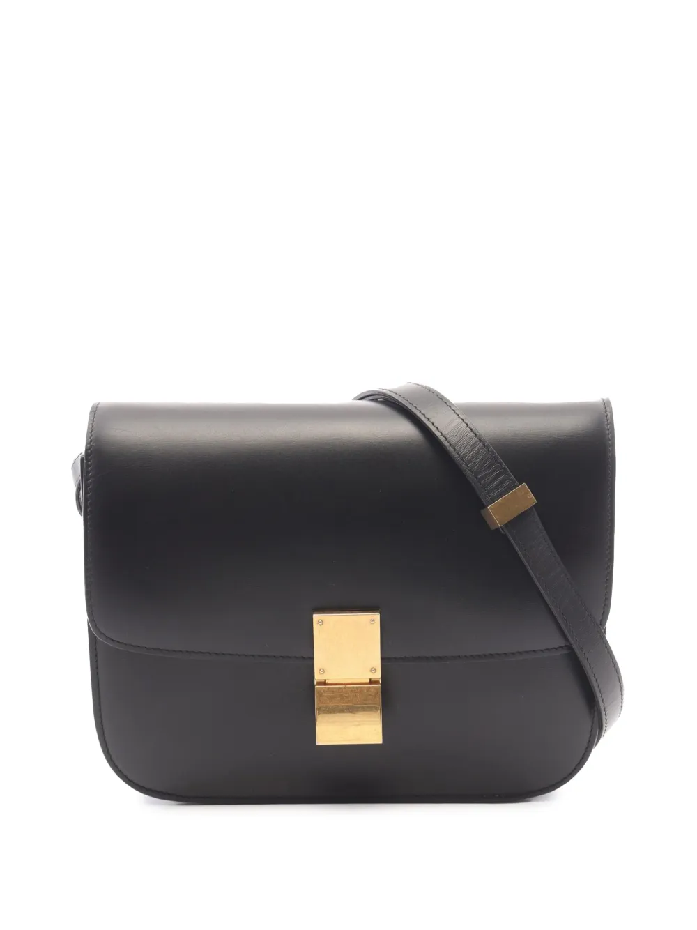 Celine Pre-Owned 2000-2026 Medium Calfskin Classic Box crossbody bag - Nero