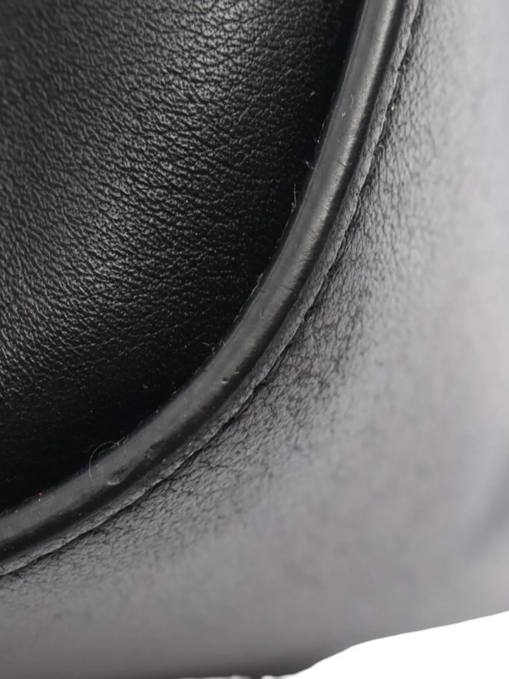 Pre-owned Loewe 2010-2026 Small Leather Hammock Satchel In Black