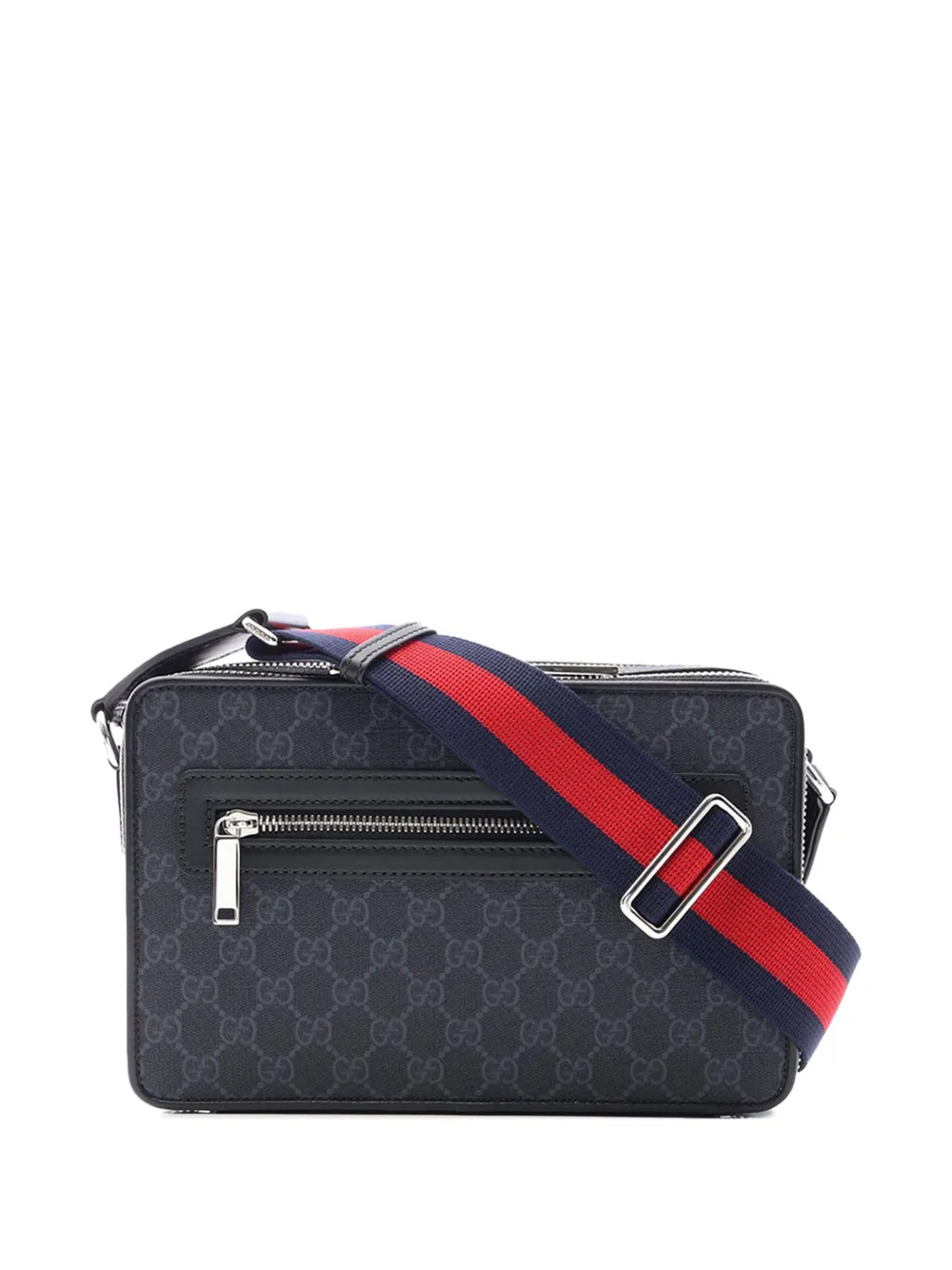 Gucci Pre-Owned 2000-2015 GG Supreme Web crossbody bag - Nero