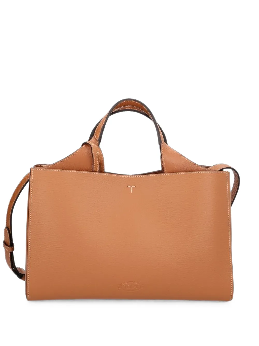 Tod's T-logo grained leather tote bag