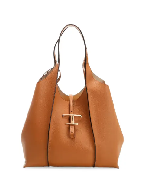 Tod's T Timeless shopping bag in leather medium