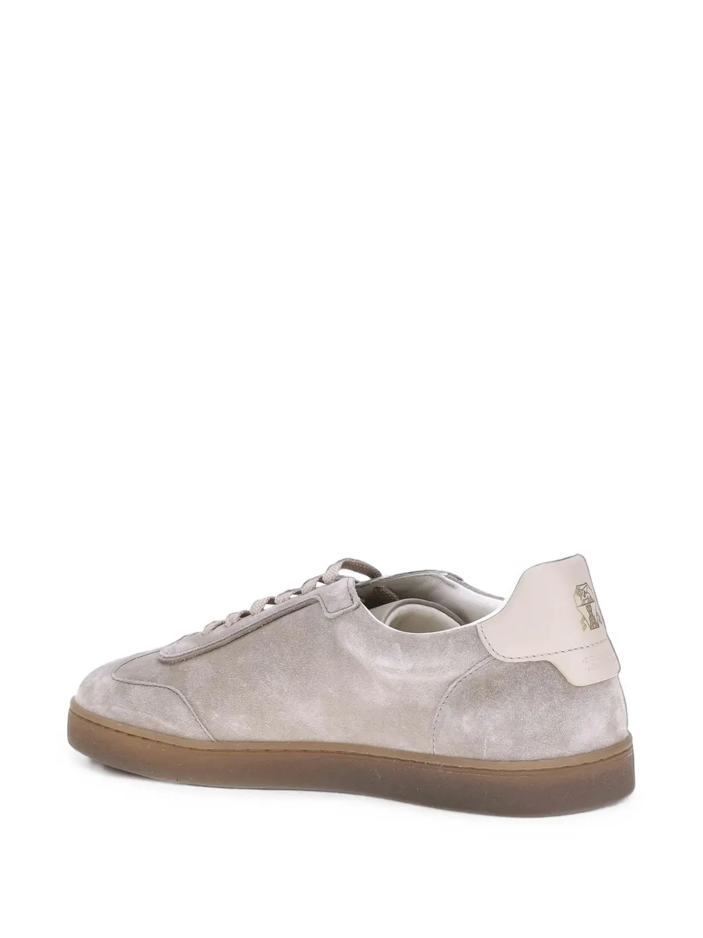 Brunello Cucinelli logo-print low-top sneakers Grijs