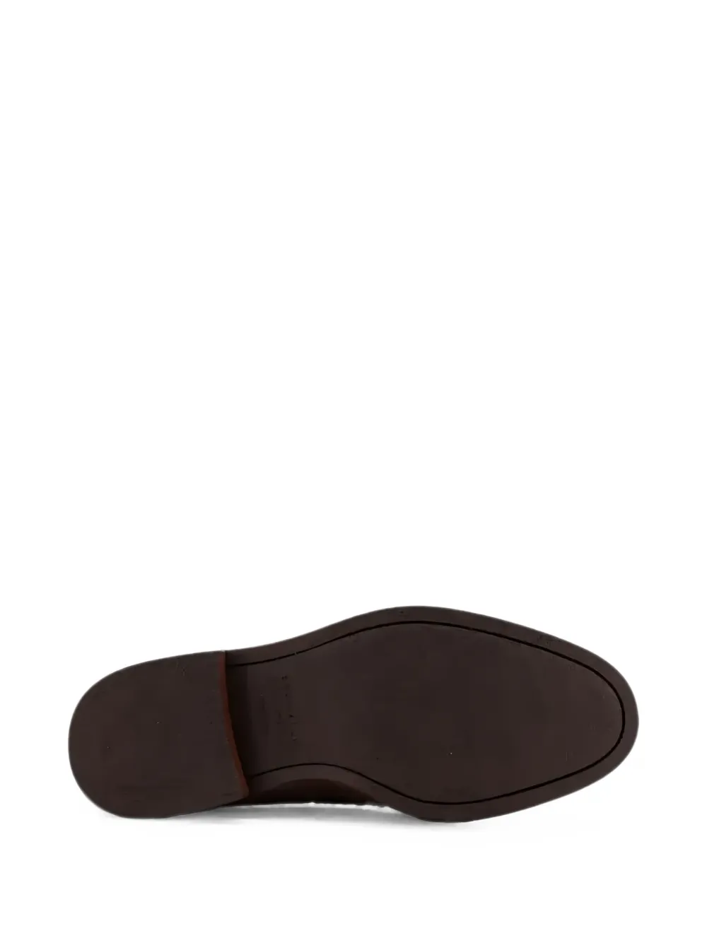 Brunello Cucinelli tassel suede loafers Bruin