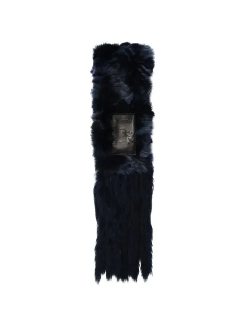 Burberry fringed-edge scarf