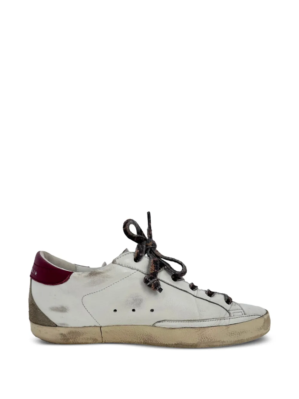 Golden Goose Super-Star distressed sneakers - Weiß