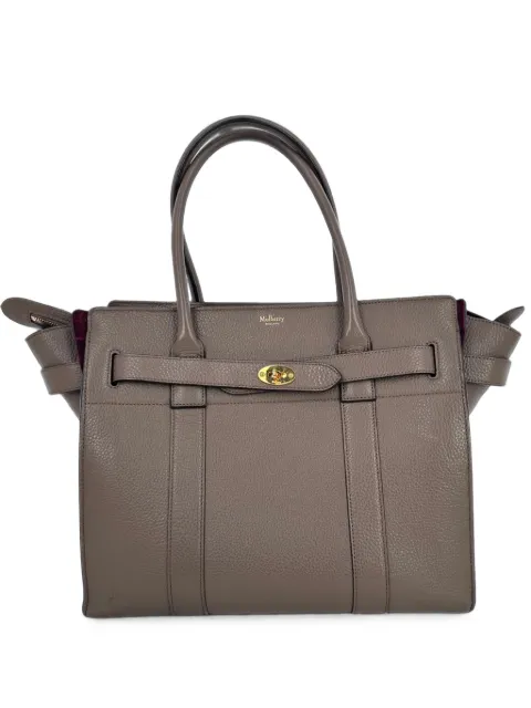 Mulberry Pre-Owned Kleine Bayswater Postman's Lock Tote Bag