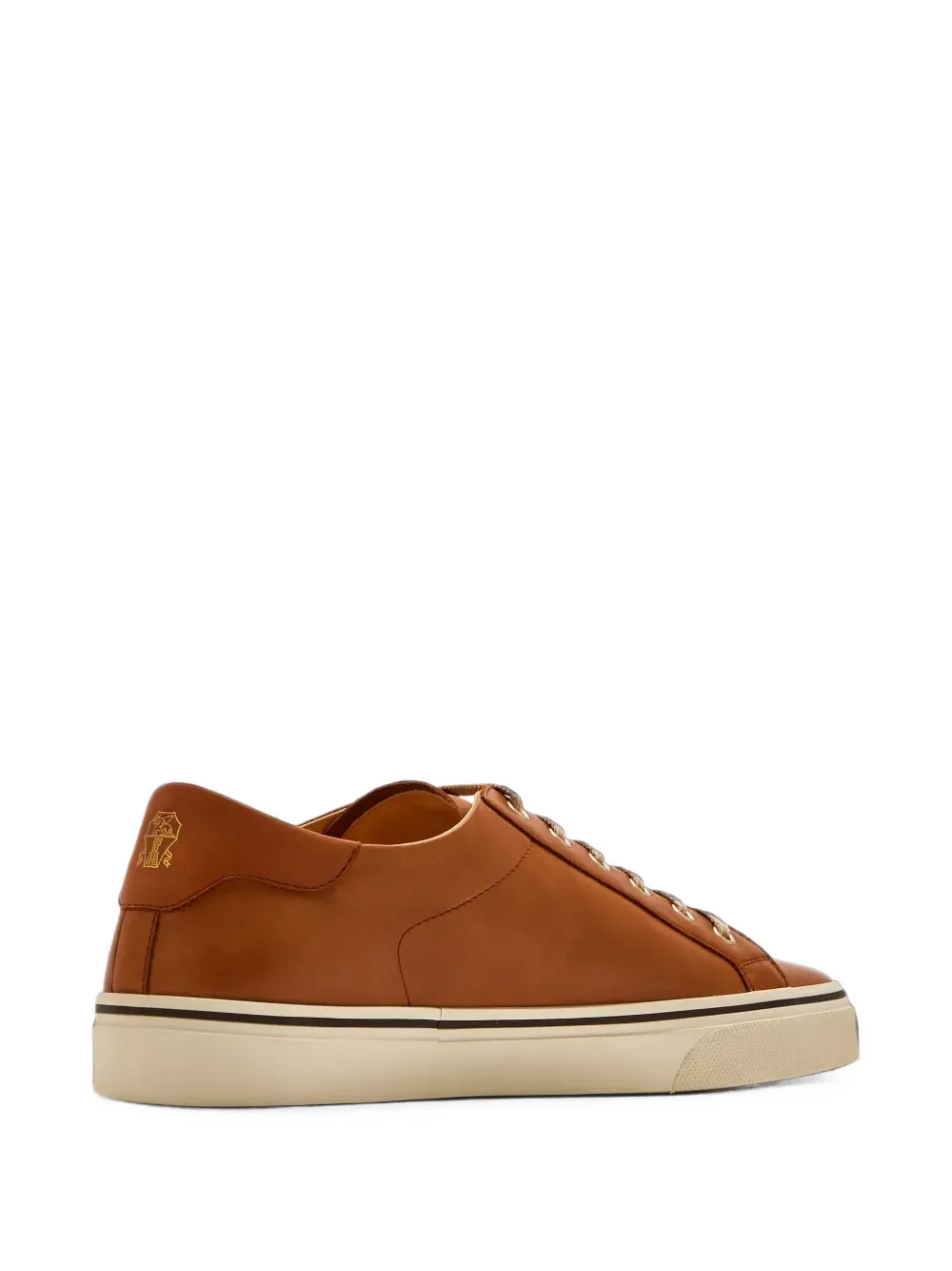 Brunello Cucinelli lace-up leather sneakers Bruin