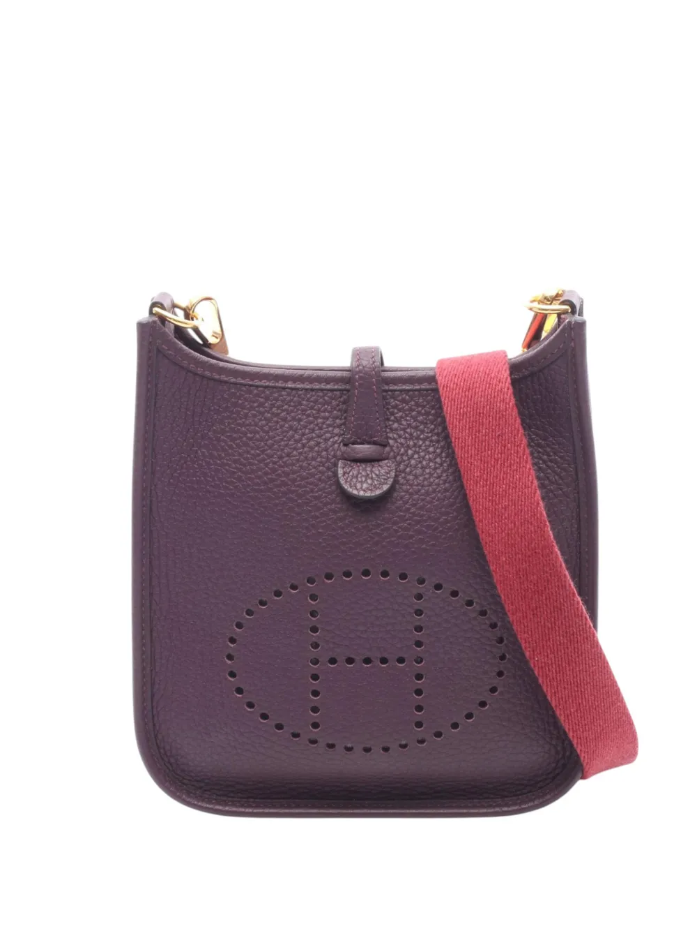 Hermès Pre-Owned 2022 Clemence Evelyne TPM crossbody bag - Violett
