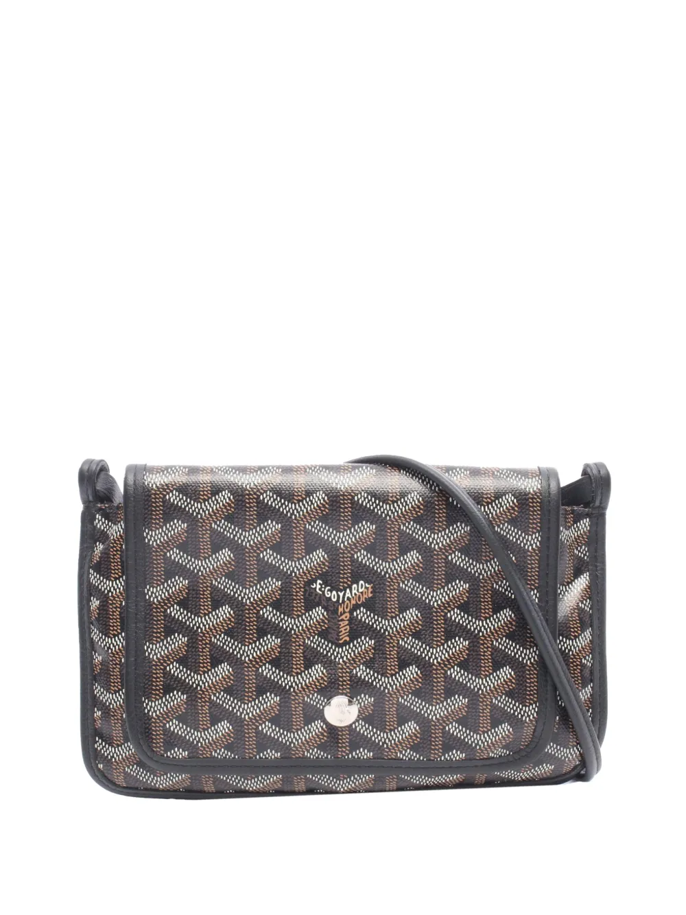 Goyard Pre-Owned 2010-2026 Goyardine Plumet Pocket Wallet crossbody bag - Nero