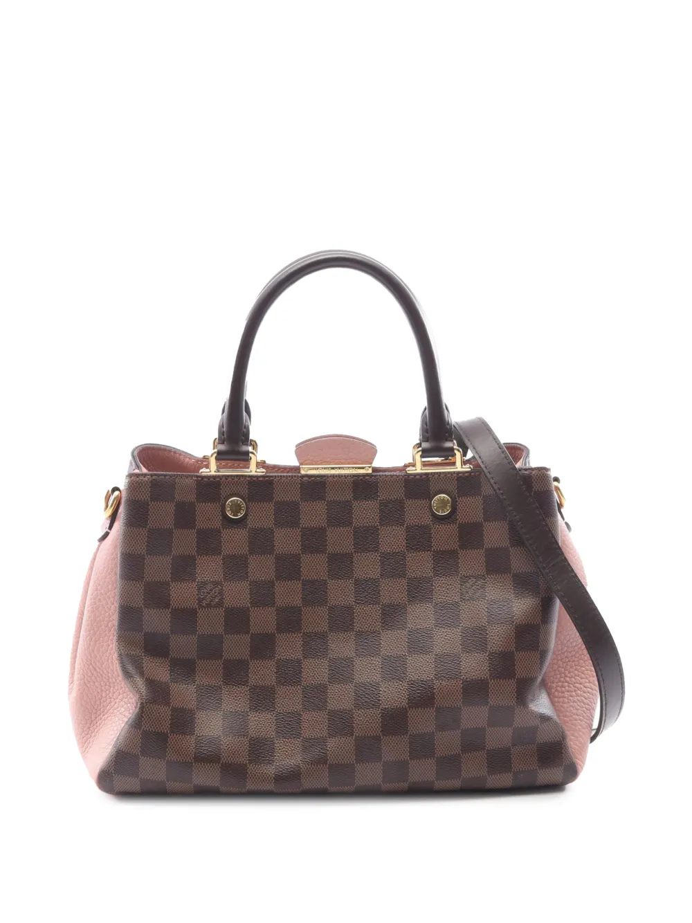 Louis Vuitton Pre-Owned Borsa a tracolla Brittany in tela Damier Ebène 2018 - Marrone