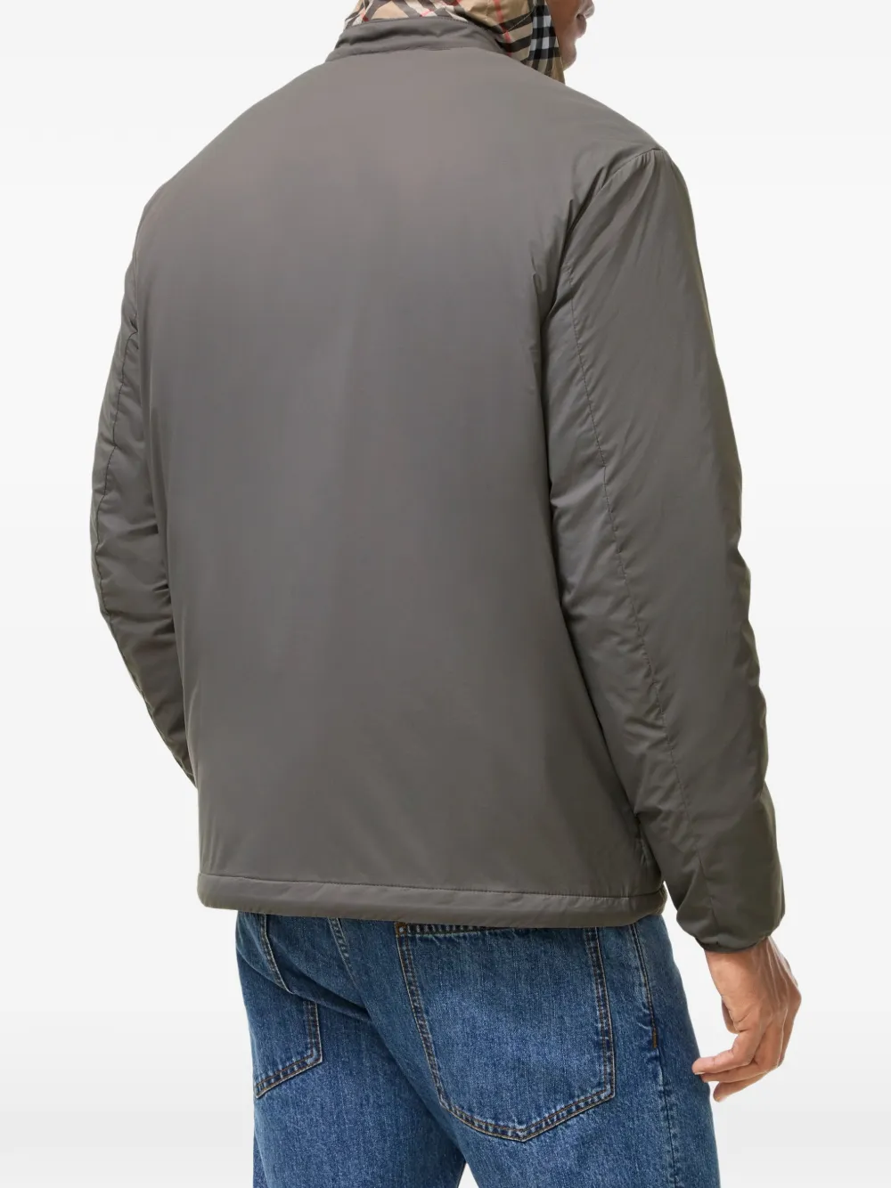Burberry Dalewood nylon shirtjack Grijs