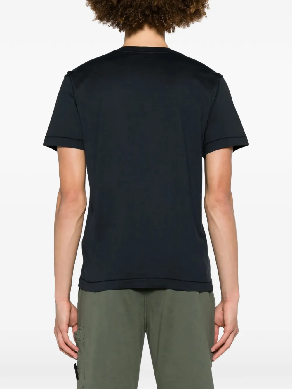 Stone Island 2100027 60 2 cotton jersey T-shirt Blauw