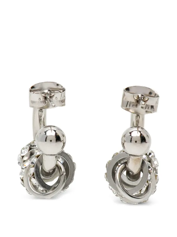 Justine Clenquet デイジー ピアス | シルバートーン | FARFETCH JP