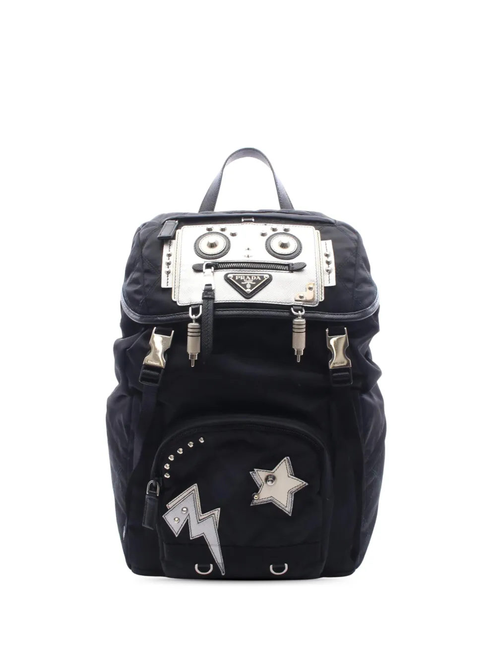 Prada Pre-Owned Zaino Robot in tessuto 2013-2026 - Nero