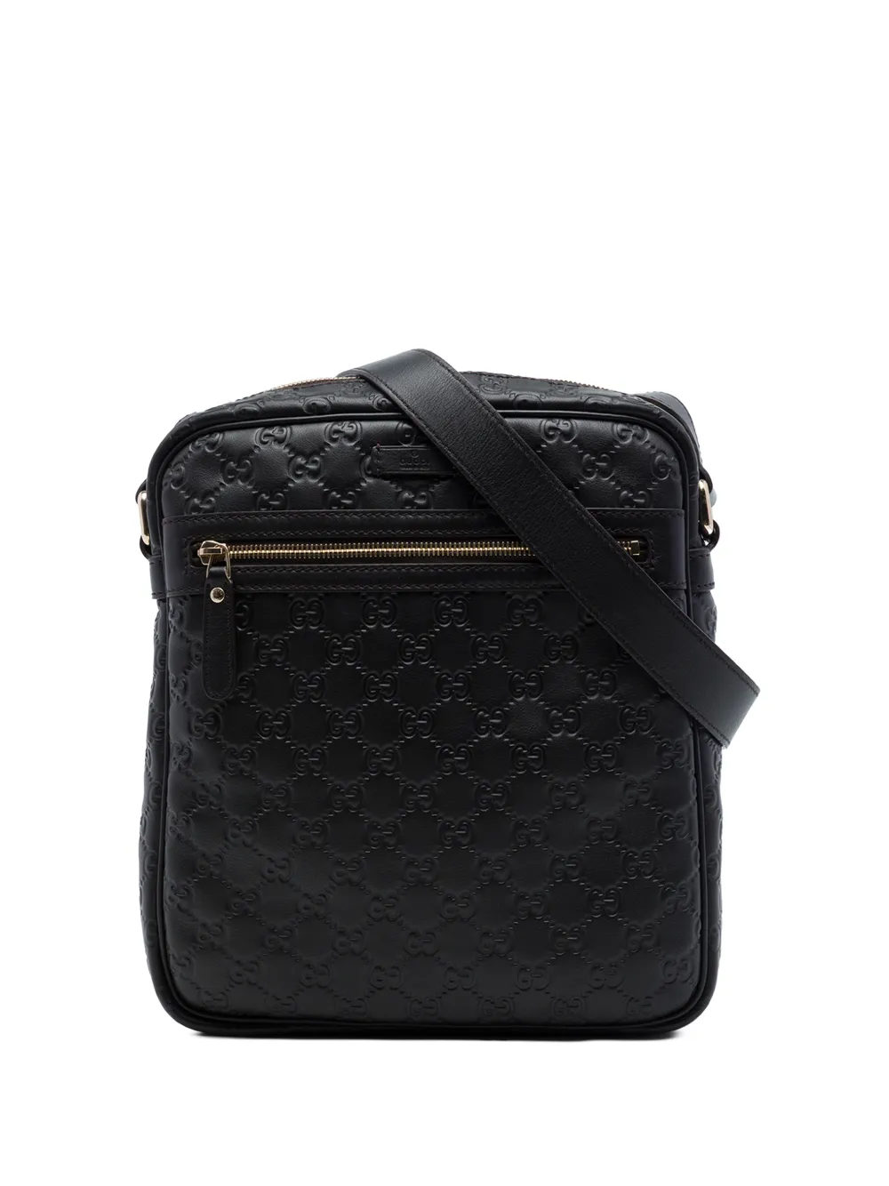 Gucci Pre-Owned 2016-2026 Guccissima crossbody bag - Nero