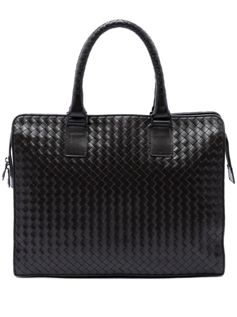 Bottega Veneta Pre-Owned bolso de mano de piel de napa con diseño Intrecciato 2012-2026