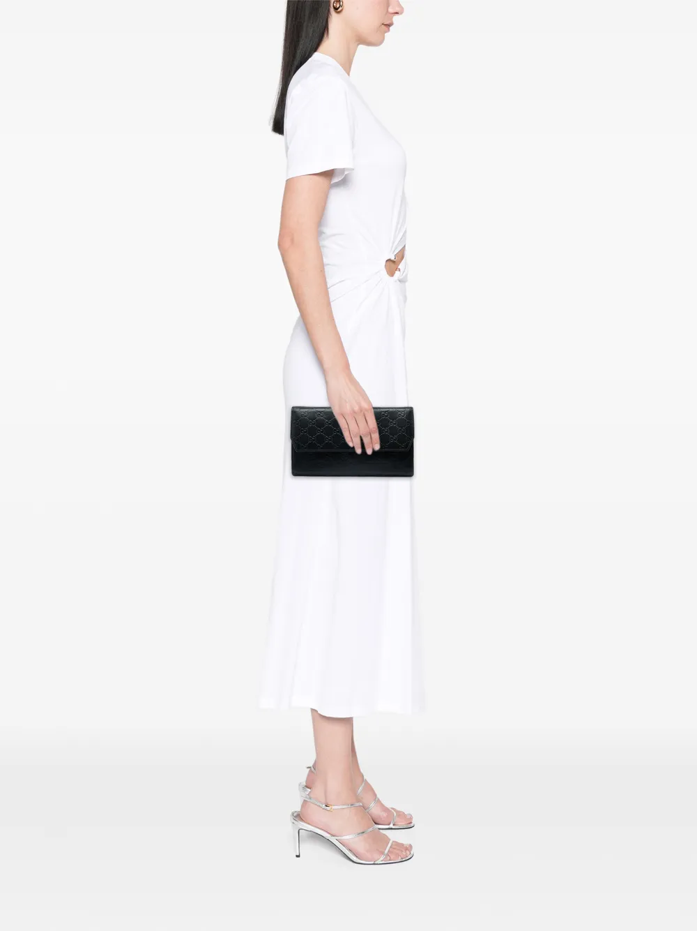 Gucci Pre-Owned 2000-2015 Guccissima clutch Zwart