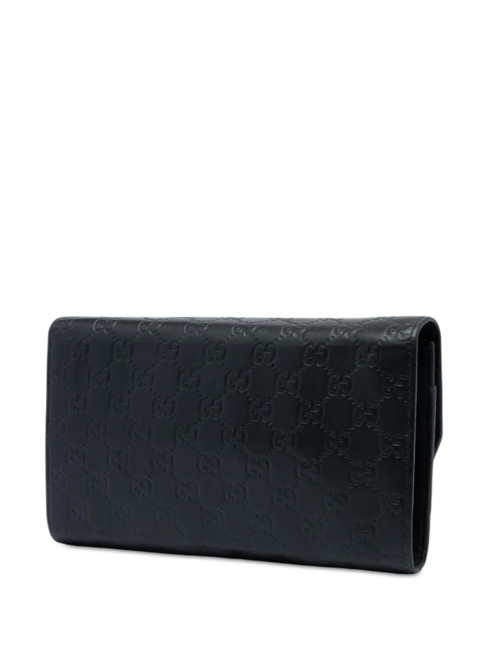 Gucci Pre-Owned 2000-2015 Guccissima clutch Zwart