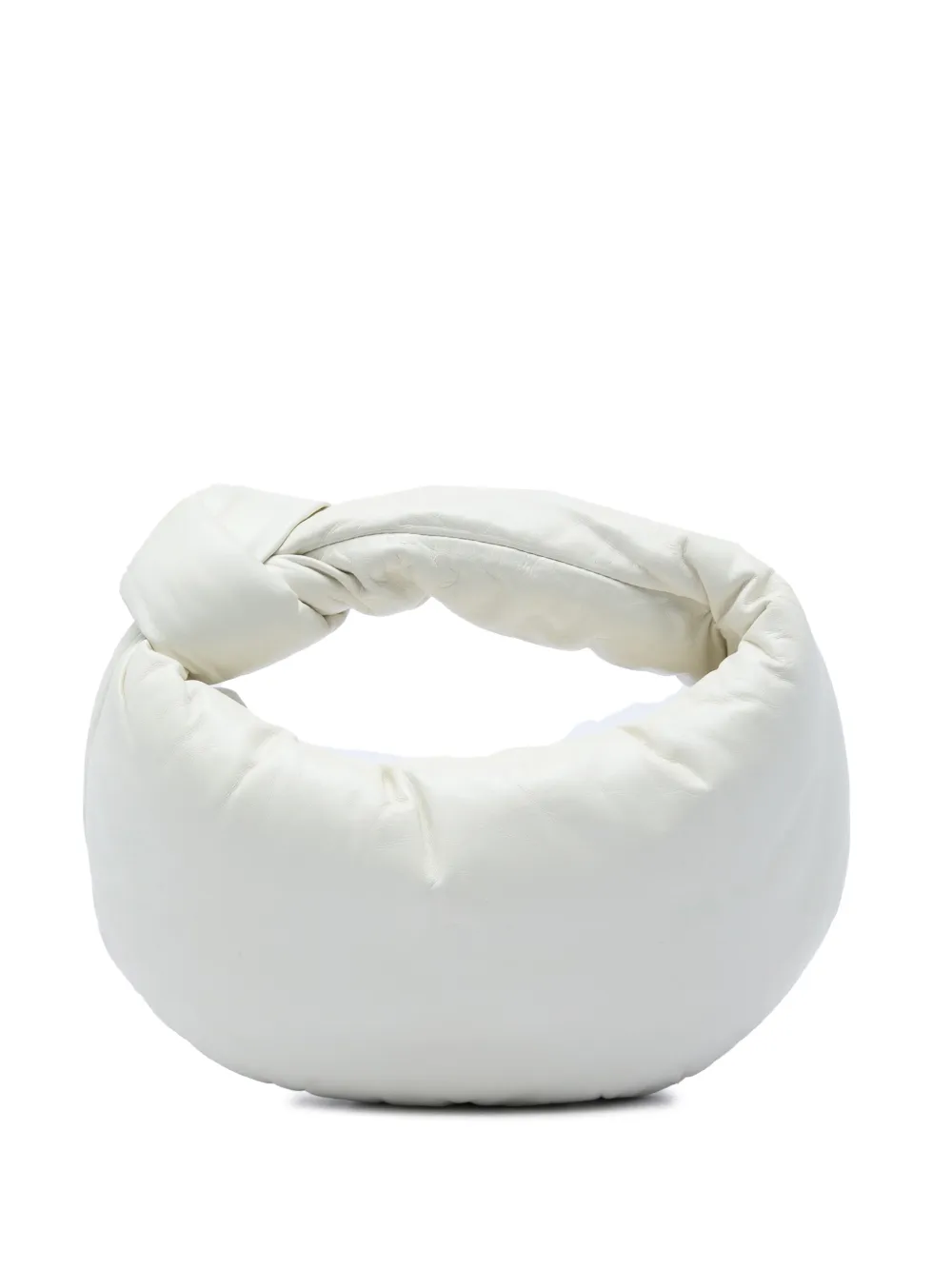 Bottega Veneta Pre-Owned 2012-2026 Mini Nappa Puffy Jodie hobo bag - Bianco