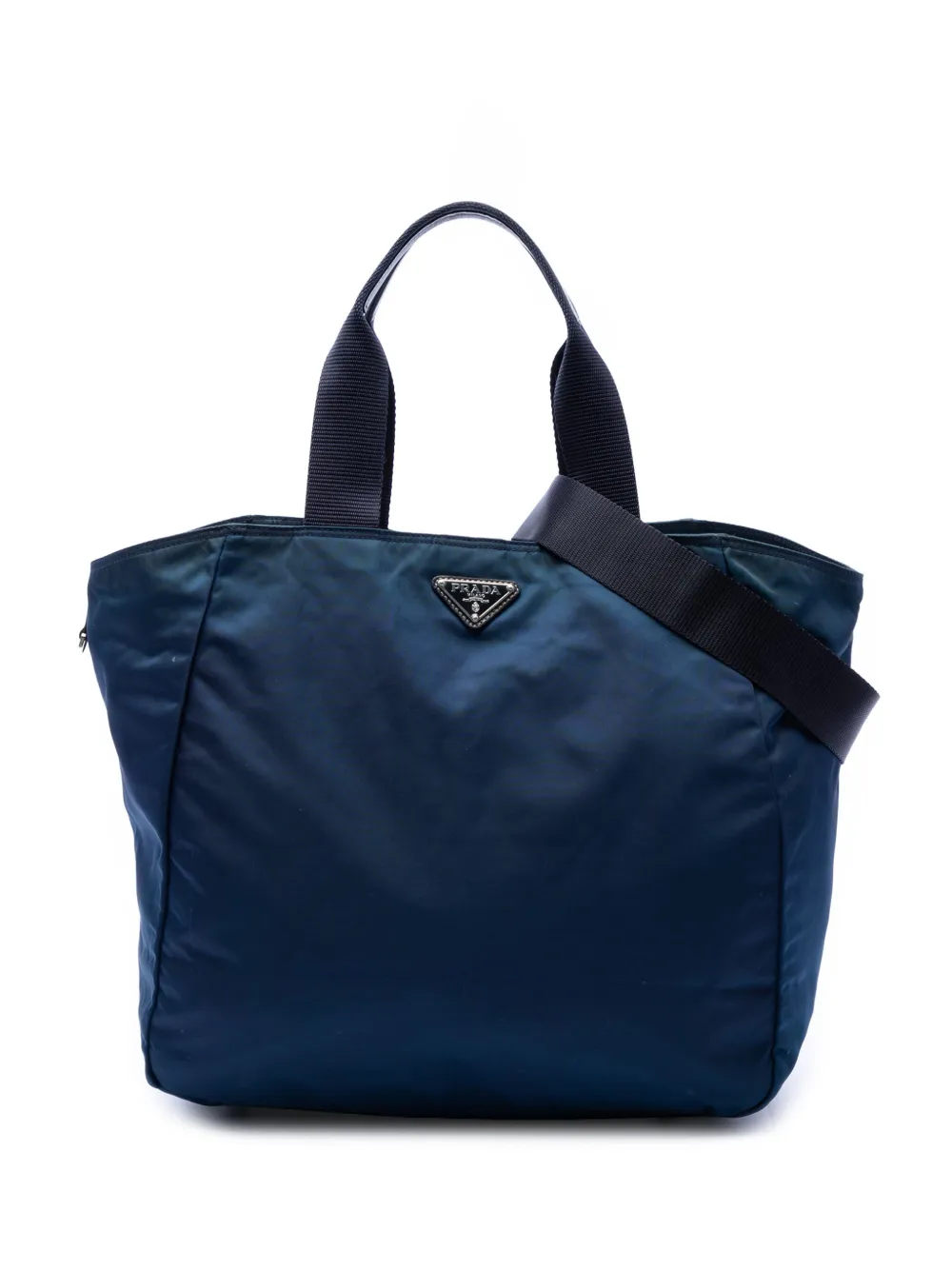 Prada Pre-Owned 2013-2026 Tessuto satchel - Blu