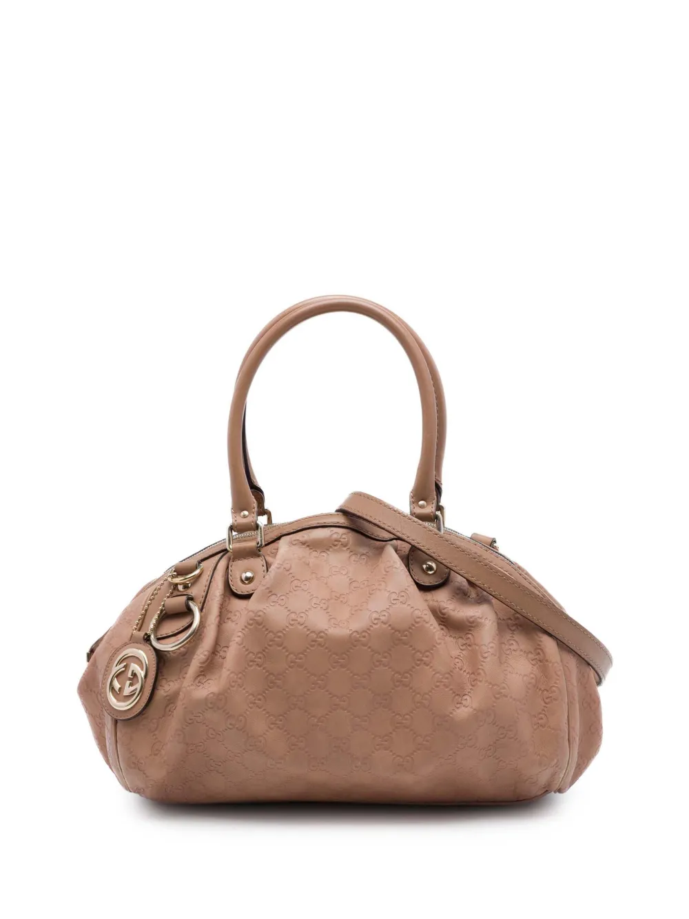 Gucci Pre-Owned 2016-2026 Guccissima Sukey satchel - Rosa