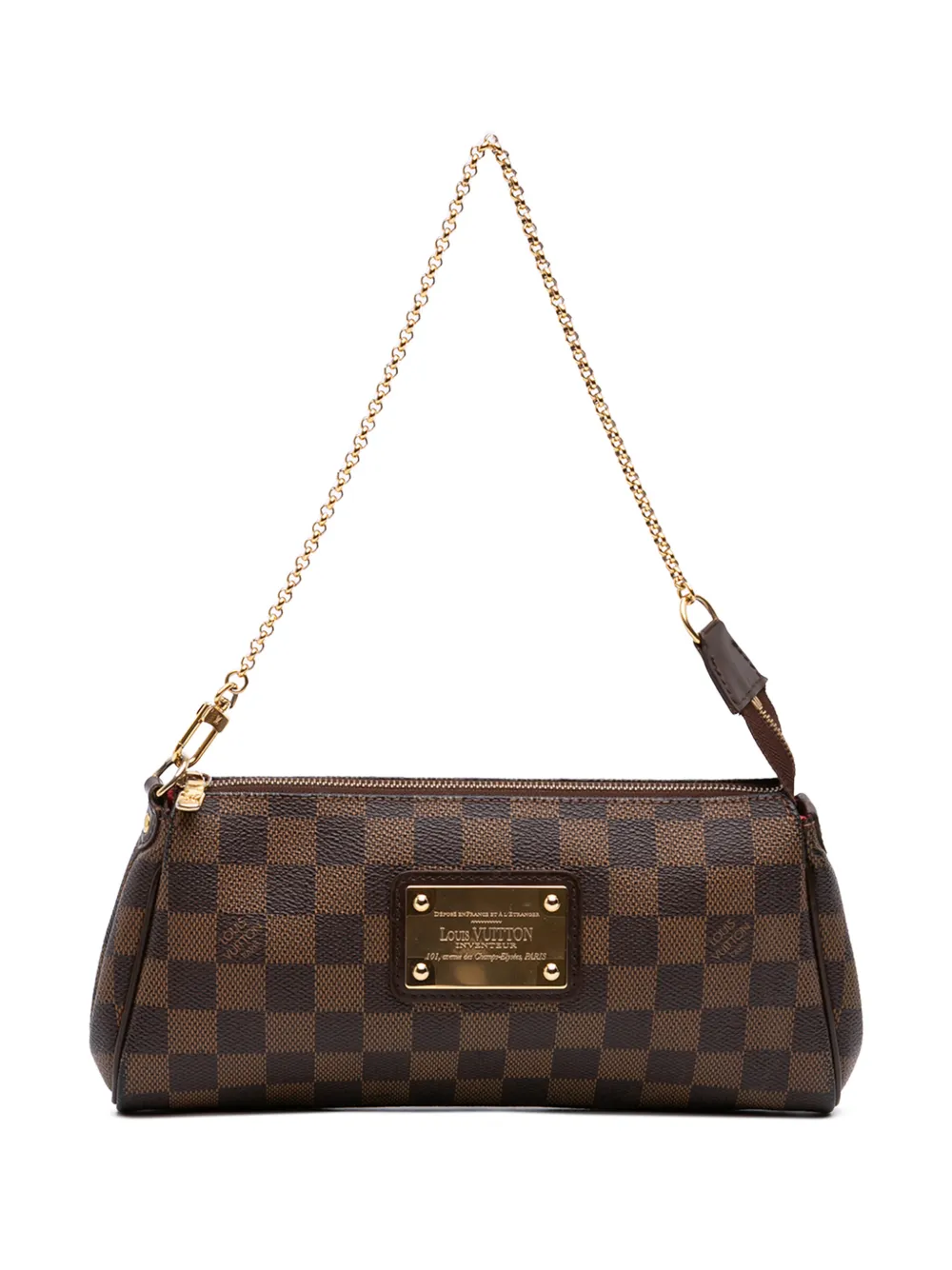 Louis Vuitton Pre-Owned 2008 Damier Ebene Eva satchel - Braun