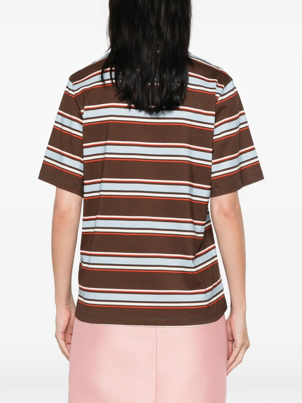 Stine Goya Gestreept T-shirt Bruin