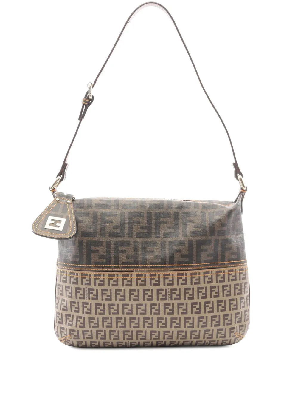 Fendi Pre-Owned 2000-2010 Zucchino and Zucca shoulder bag - Marrone