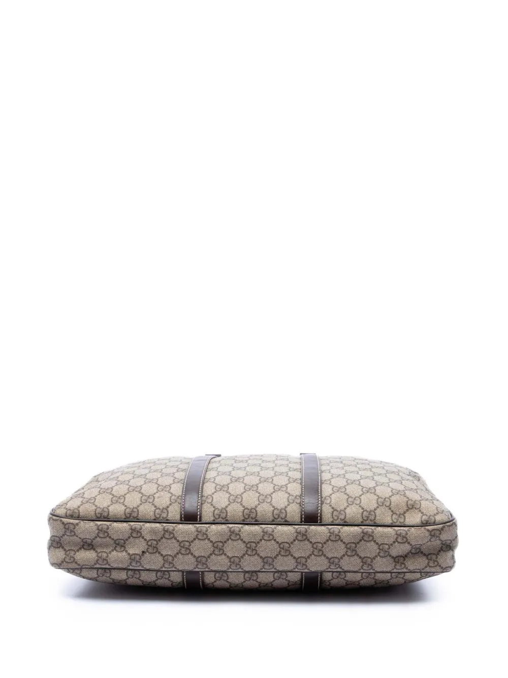 Gucci Pre-Owned 2016-2026 GG Supreme aktetas Beige