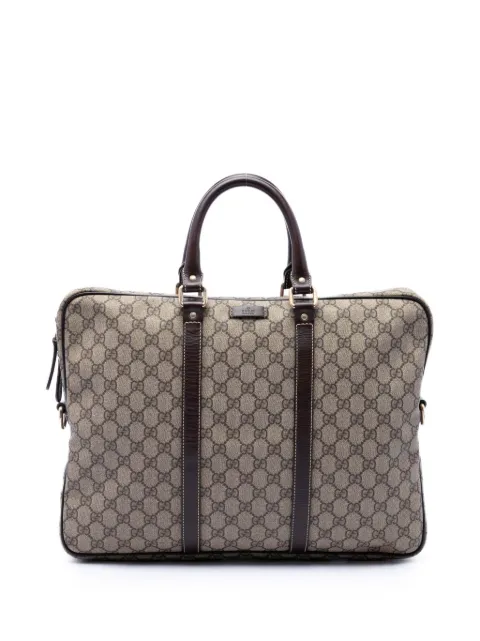 Gucci Pre-Owned maletín para portátil con motivo GG Supreme 2016-2025