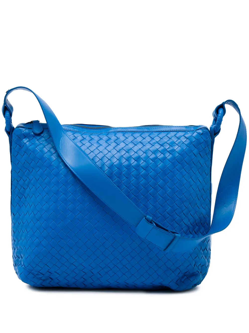 Bottega Veneta Pre-Owned 2012-2026 Nappa Intrecciato shoulder bag - Blu