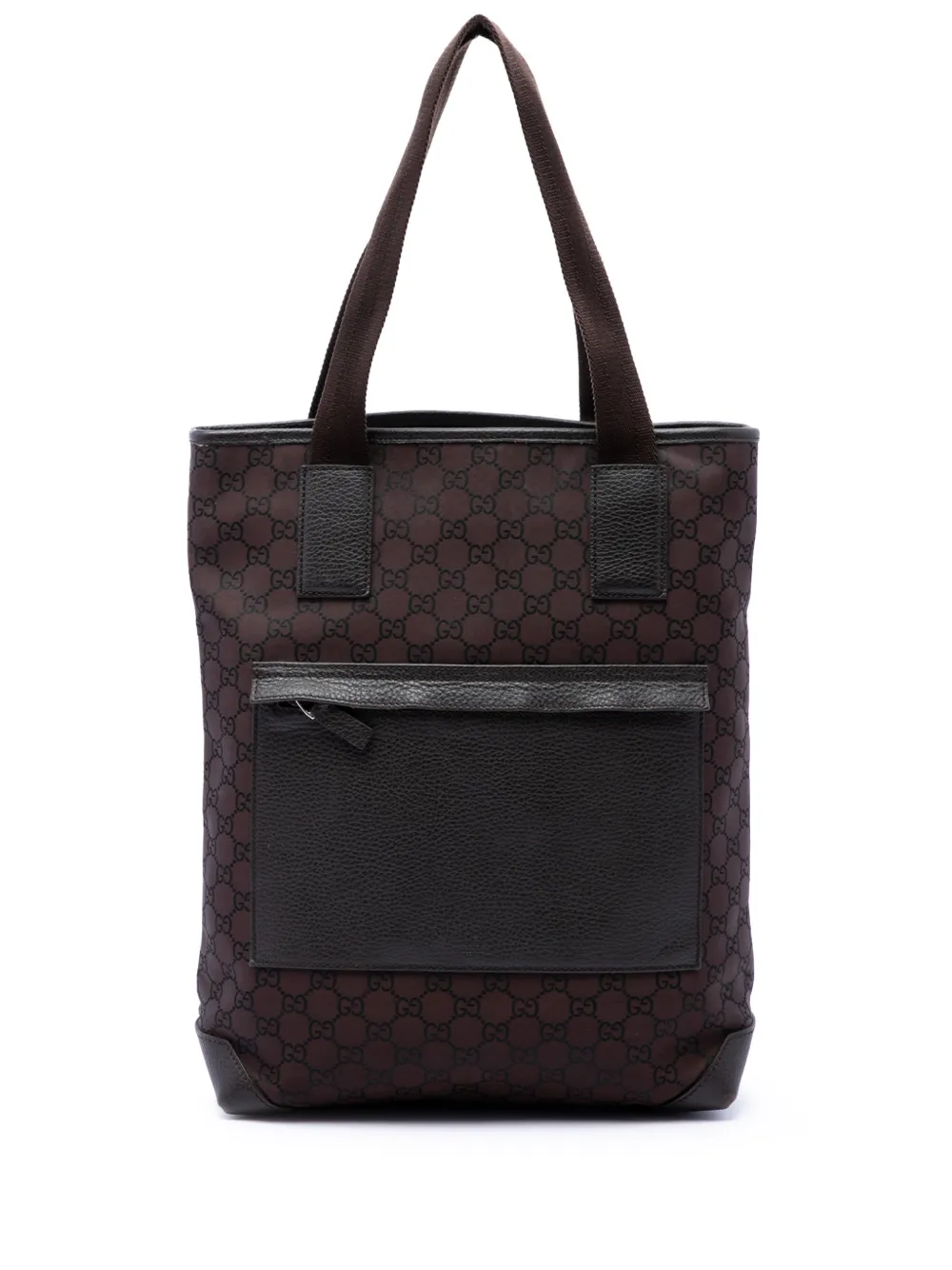 Gucci Pre-Owned 2016-2026 GG Nylon tote bag - Marrone