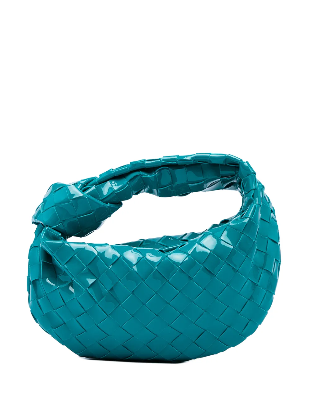Bottega Veneta Pre-Owned Borsa passepartout Intrecciato Jodie mini 2012-2026 - Blu