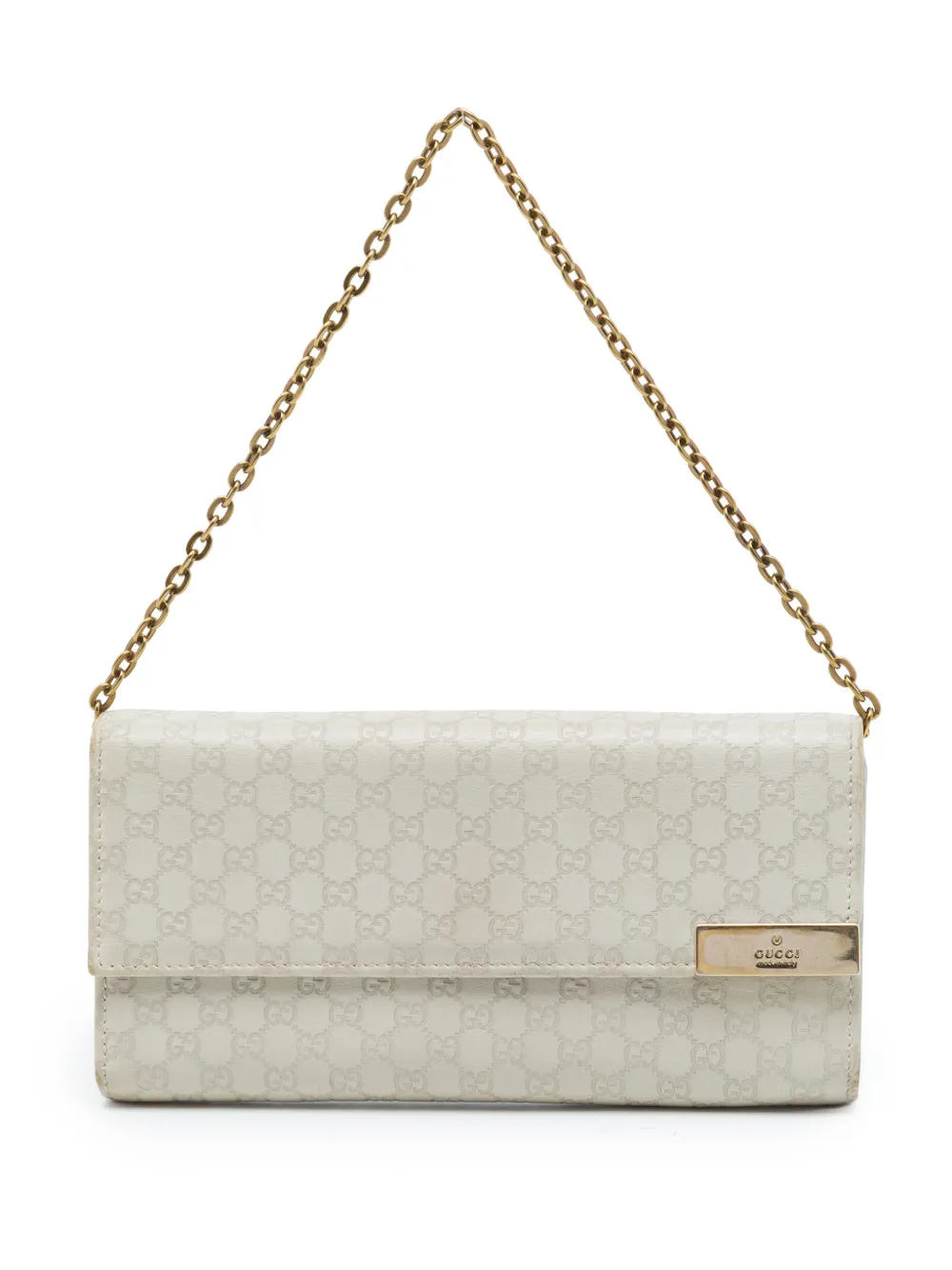 Gucci Pre-Owned 2000-2015 Microguccissima Dice Wallet On Chain shoulder bag - Marrone