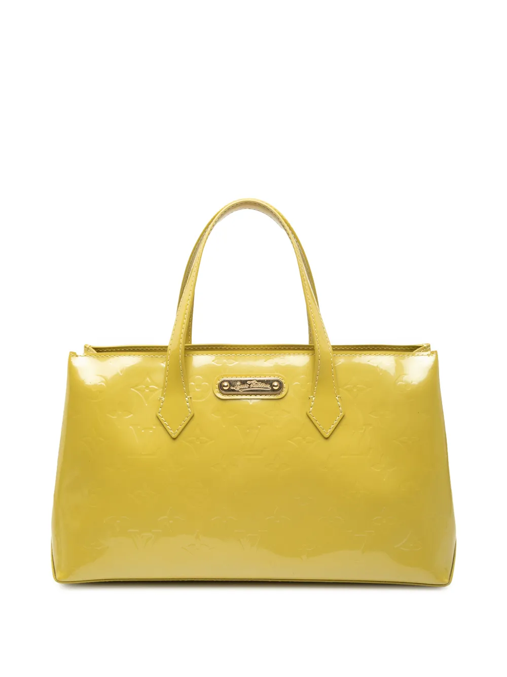 Louis Vuitton Pre-Owned 2009 Monogram Vernis Wilshire PM handbag - Gelb