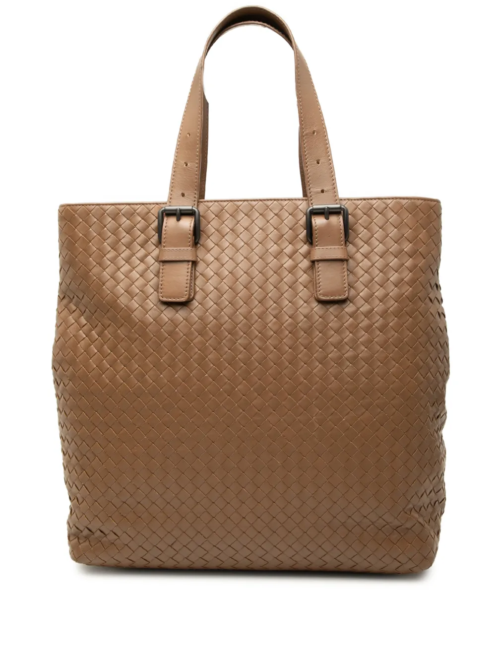 Bottega Veneta Pre-Owned 2012-2026 Nappa Intrecciato Belted tote bag - Marrone